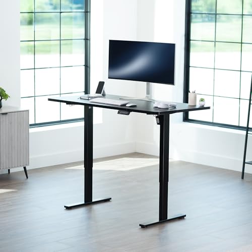 VIVO Black 60 x 24 in Standing Desk, DESK-KIT-1B6B