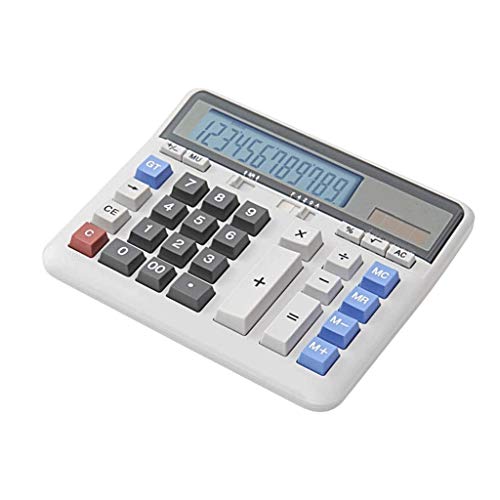 12 Digit Battery Powered Handheld Electronic Business Mini Solar Basic Desktop Desk Calculators with Large LCD Display