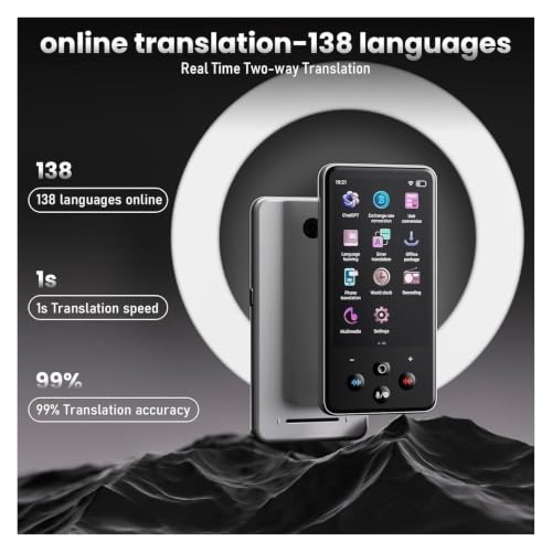 S85 Pro Portable AI Translator 138 Languages Translation Device