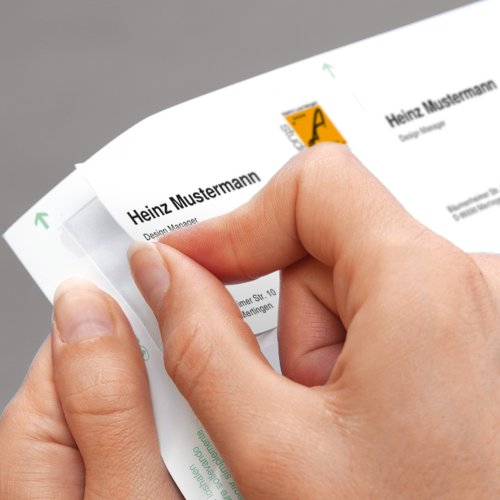 Sigel LP802 Business Cards, 3C, smooth cut all around, 168.9 lbs, bright white, 800 pcs.