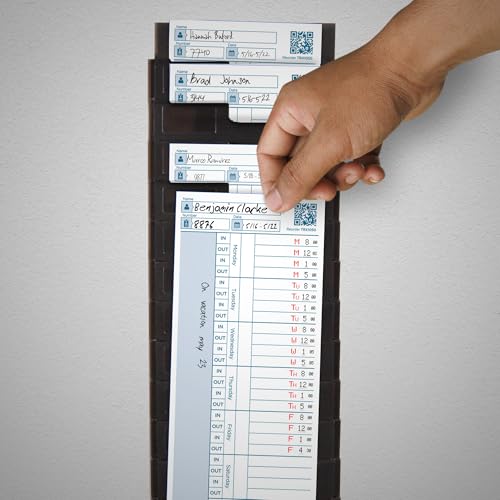 Acroprint Totalizing Payroll Recorder Time Cards ES/Green, Pack of 550 (09‑9116‑550)