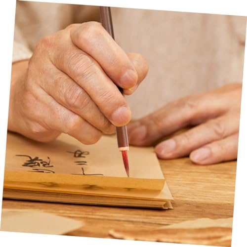 Chinese caligraphy brush, Writing Calligraphy 10Pcs student calligraphy ink writing brush wolf hair to color Stationery calligraphy pen suite brush calligraphy set traditional calligraphy brush China(