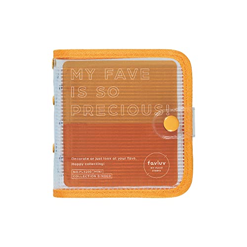 King Jim FL5200 Olait Collection Binder, Mini Size, Orange