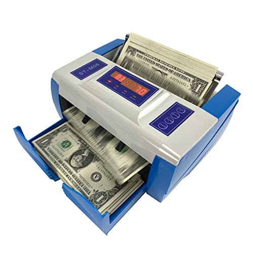 Money Counter Machine, Bill Counter, Money Machine M06 Portable And Portable Small Cash Detector Is Suitable For Many Foreign Currencies Such As , Euro, Taiwan Dollar, Etc. for Banknotes Detecting