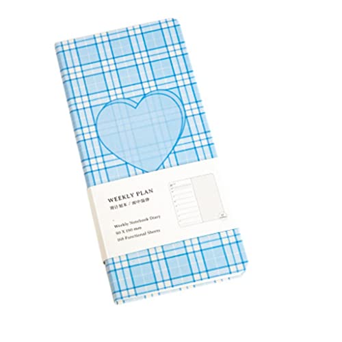 Notebook Undated Agenda 2022 Weekly Planner Book Monthly+Weekly Plan+Grid Paper Notebooks for School(C)