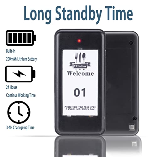 YYCALLING Restaurant Pager,Pagers for Restaurants 10 Guest Pagers