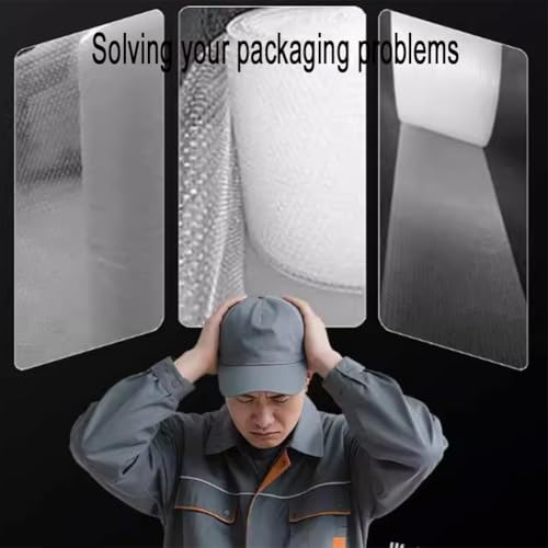 XIVUIFOI Bubbles Wrap Roll Dispenser, Different Widths are Available, Standing Wrapping Roll Bubble Cushioning Holder for Packing Moving (40cm)