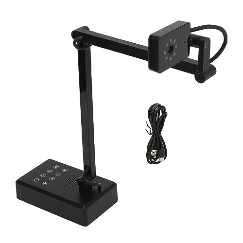 4K 16 MP USB Document Camera, Doc Camera for Teachers and Classroom, Work from Home, Online Teaching, Live Demo, Video Calling, Multi Angle Adjustment, Auto Focus