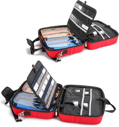 YUSIWOAL Emergency Trauma Bag, Small First Aid Kit Bag Empty Professional First Responder Bag With Multiple Pockets