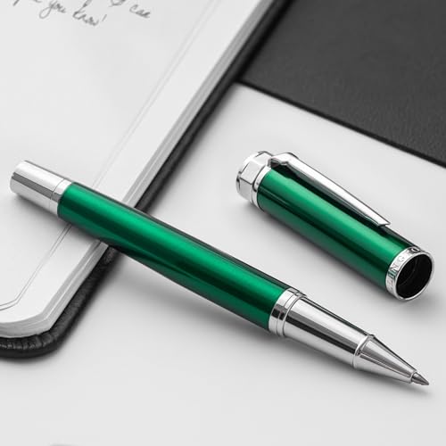 Ellington Pens Ballpoint 9 Colored Pens Variation With 2 Ink Pen Refill Elegant Journaling Pens Calligraphy Pens Smooth Fine Point Pen Quick Drying Pens Ideal for Personalized Gifts For Men, Women