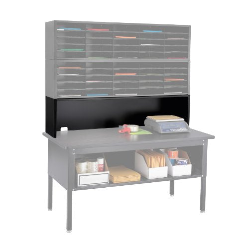 Safco Products 7752BL E-Z Sort Mail Station Riser for use with Sorting Table, Sold Separately, Black