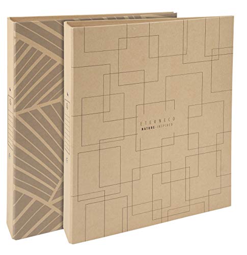 Exacompta Eterneco Ring Binders, A4, 2 Ring, 40mm Spine- Assorted Design, Pack of 10
