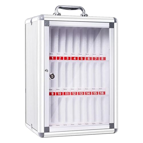 YXCUSAM Cell Phone Storage Cabinet, Wall Mounted Cell Phone Bulk Organizer, Pocket Chart Storage Cabinet for Schools, Businesses (24)