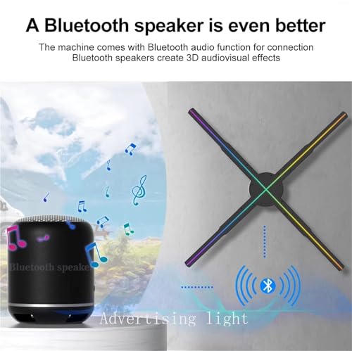 14-85CM 3D Hologram Projector Fan Display Advertising Logo Light Led Sign Holographic Lamp Three-Dimensional Projectors(PD42 Standard)