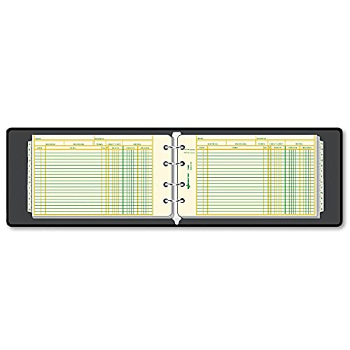 Rediform RED63453 4-Ring Ledger Outfit - Includes 100 Mini-Ledger Debit-Credit-Balance Sheets