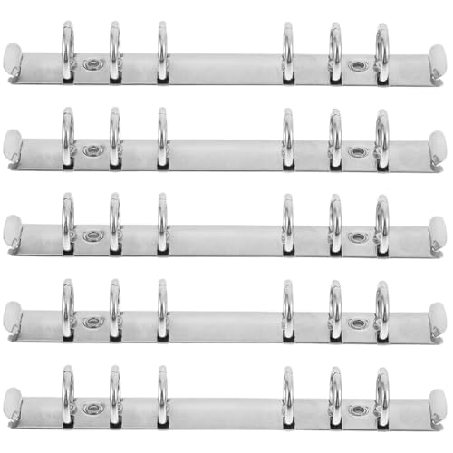 A5 ring binder Ring Binder Mechanism 16 Pack A6 Notebook Inner Core Stainless Steel Reusable Lightweight