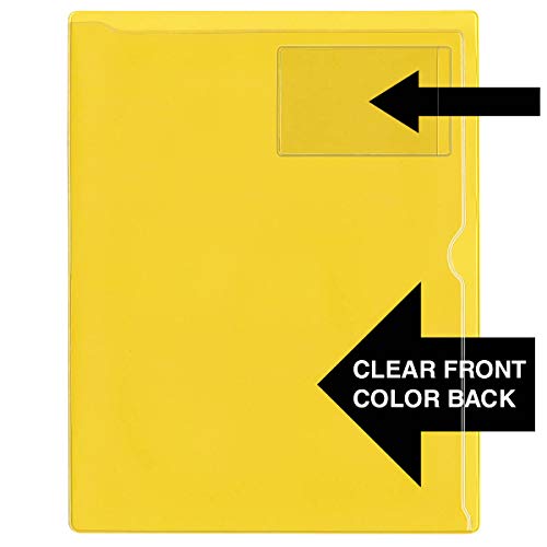 StoreSMART - Paperwork Organizer with ID Pocket - 50-Pack - Yellow - StoreSMART - PF8511TR222SPQY-50