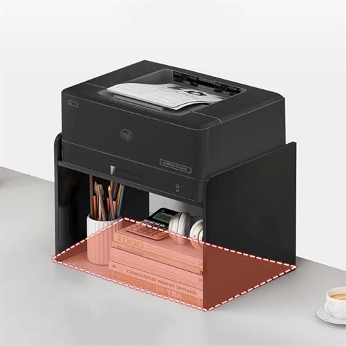 PXIWDAN Printer Stand Printer Desk Shelf Wood Stand Office Desktop Rack Copier for Office