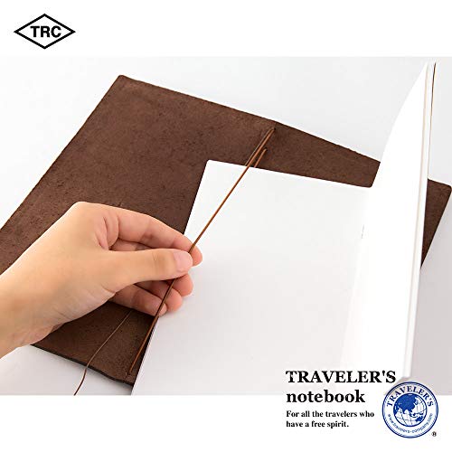 DESIGNPHIL 13715006 Traveler's Notebook, Regular Size, Limited Size, Card Included, Brown