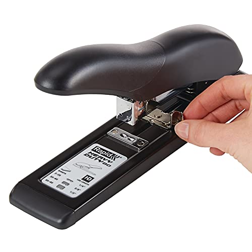 Rapid 73159 Rapid Heavy-Duty 80 Stapler, 80-Sheet Capacity, Black
