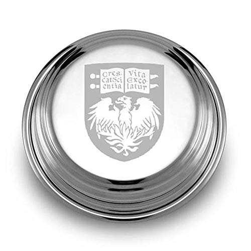 M. LA HART Chicago Pewter Paperweight