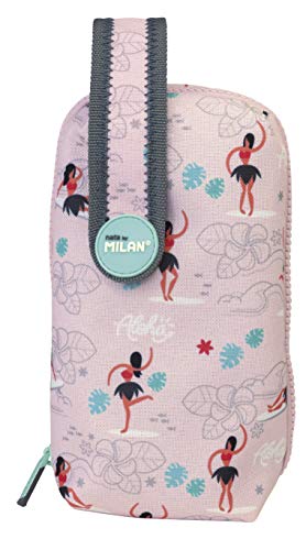 Case + Pencil Case Full Aloha Pink 20 x 10 cm