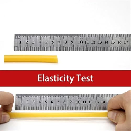 Rubber bands, ID1.6~10mm Soft Latex Rubber Hoses, Nature Latex Tube Tubing for Fitness Training(Ice Blue,10 m x 8mm x 12mm)