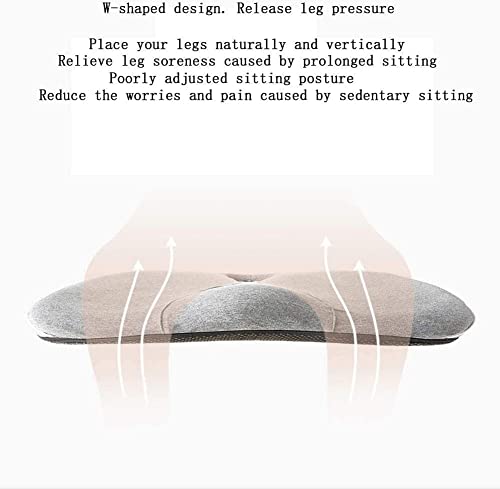 XARONF Seat Cushion, Office Chair Cushions Butt Pillow for Long Sitting, Memory Foam Chair Pad for Back, Coccyx, Tailbone Pain Relief, Pink (Color : Pink)