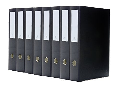 3-Ring Premium Legal Binder for 8.5" x 14" Paper, 8pk - Black, by Bindertek