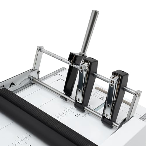 A3 Booklet Folding and Binding Machine, 2-in-1 Multifunctional Paper Folder Stapler, Max 11.7"×16.5", 200-300 Books/Hr, Automatic Book Maker for Schools, Offices, Print Stores, and Factories