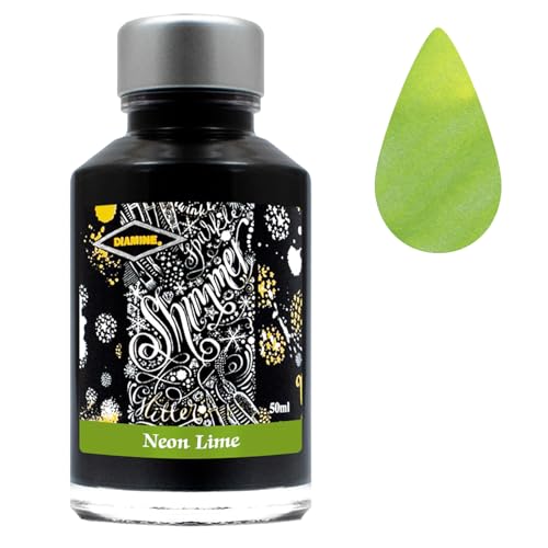 Diamine Christmas Colletion Ink Bottles 50ml with Sparkly Shimmer/Glitter Ink - Perfect Gift for Colleagues, Family & Friends Stationery Lovers! (Bold Collection)
