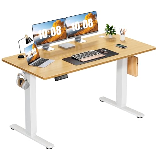 Sweetcrispy Electric Standing Desk, Computer Desk, 55x24 Inch