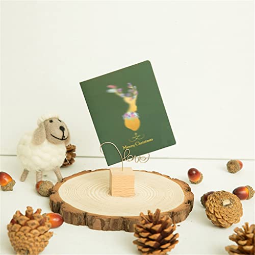 MVNOIRE Memo Clip Stand Note Holder Desktop Message Decoration Photo Stationery Paper Folder