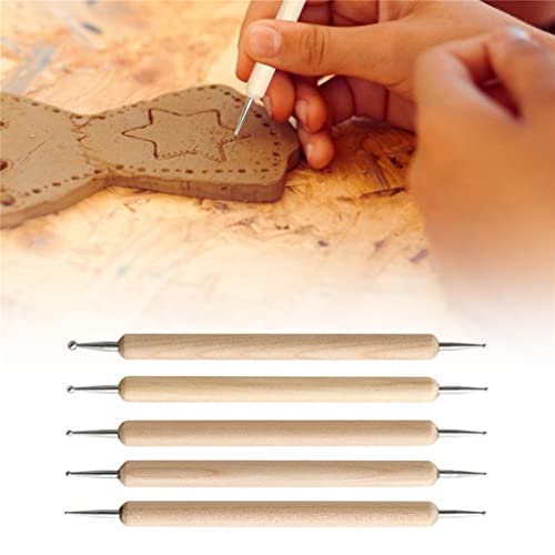 OISNGWNG 25pcs Polymer Clay Tools Sculpting Kit Sculpt Smoothing Wax Carving Pottery Ceramic Shapers Modeling Carved Tool Set
