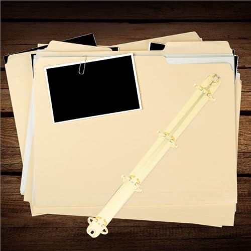 A5 ring binder Ring Binder Mechanism 6 Pieces Iron Metal Clasp Replacement for Notebook Pockets(Multicolor)