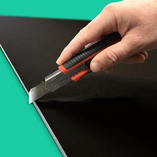 Flipside Products Black Foam Board 20" x 30" - Premium Single-Sided with White Core - 3/16" Thick - Arts and Crafts, Presentations, Signboards, Backing Board, Display, Pack of 25