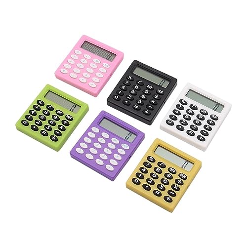 Scientific calculatorCalculators Desktop Calculator， Pocket Boutique Stationery Small Square Mini Candy Color School Office Calculator(Roze)(Unique Colour)