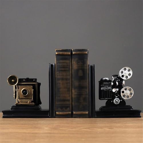 Bookends Vintage Bookends, Book Ends, Film Projector Ornament, Stoppers for Music Lovers Vintage bookend