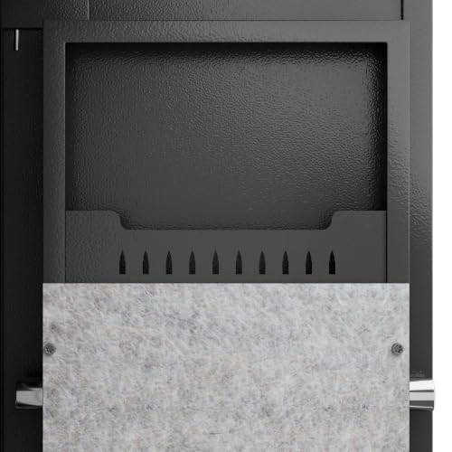 Fingerprint Unlocked Fireproof Gun Safes for Home， Built-in Alarm System