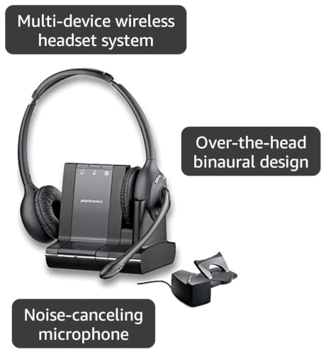 Plantronics Savi W720 Wireless Headset System HL10 Handset Lifter Bundle