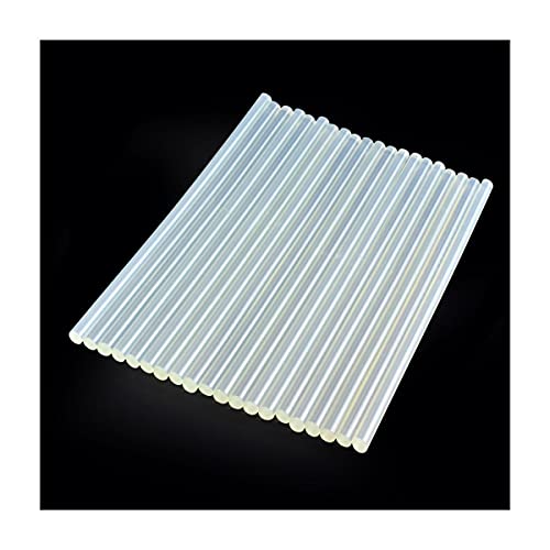 ZTBH Hot Melt Glue Sticks 20 Pcs 11mmx270mm White/Black Hot Melt Glue Sticks, for Electric Glue Gun Craft Tools Melt Glue Stick (Diameter : 11mm White, Length : 270mm)