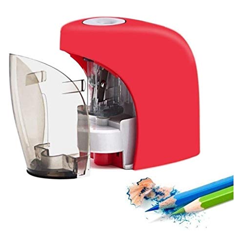 Electric Pencil Sharpener, Portable Automatic Feature for Home/School/Classroom/Office for Kids Helical Steel Blade