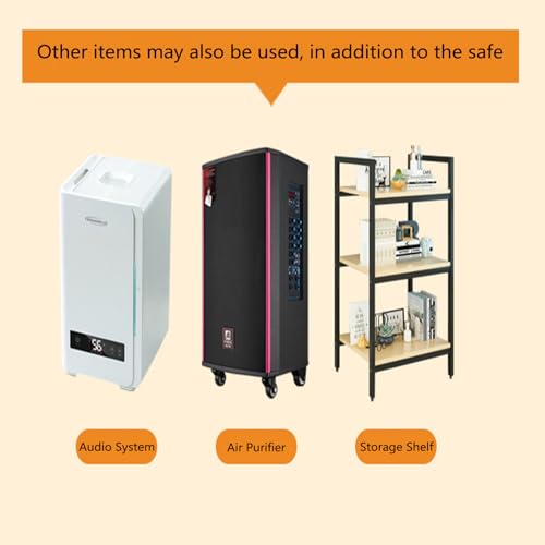 Kstarsun Home Safe Lock Box Cover Protective Conceal Hidden, Dustproof Safe Box Dust Cover with Zipper Pull, Washable Gun Safe Cover Wooden Cabinet Disguise(Size:30x28x60,Color:style3)