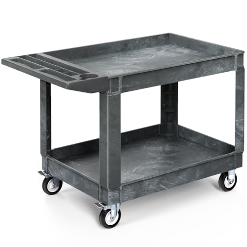 YITAHOME Utility Cart on Wheels 45 x 25 Inch w/Swivel Wheels(2 Brake)
