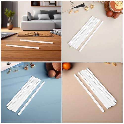 Binding Bars Slide Grip 60Pcs Files Slide Binder with Slide Grip Bar A4 Size Plastic Report Cover Binding Accessories for Office School Home
