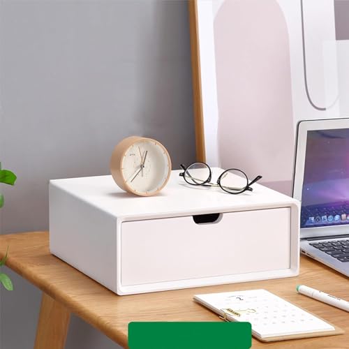 HSTBLEOO Multi-Layer Drawer Storage Box, Solid Wood Flat File Cabinet, A4 Treatment Storage Cabinet For Home Desktop Office(A,1 layer)