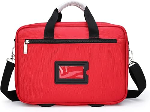 YUSIWOAL Professional Empty First Responder Bag Emergency Shoulder Bag Empty, Trauma First Aid Kits Storage Bag with Handle for Home, Office, and Outdoor Adventures(Navy Blue)