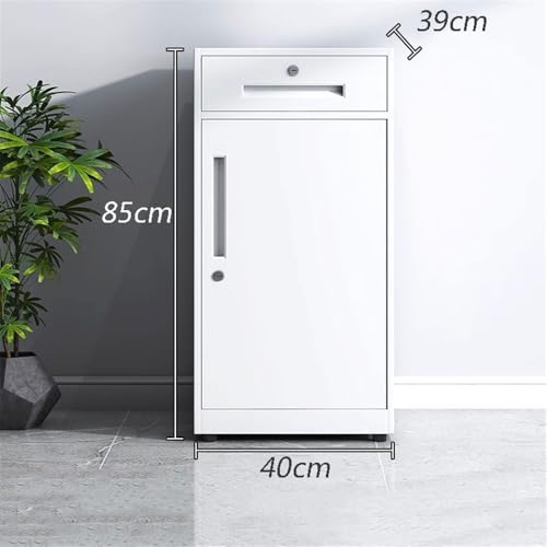 GRFIT Steel Office Storage Cabinet Filing Cabinet, 85cm Height, Large Capacity, Storage Cabinet for Home, Filing Cabinet with Drawers Filing Cabinets Office (White)