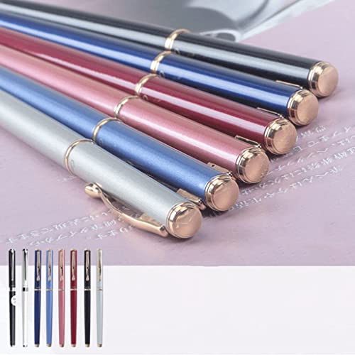 USZWBY Lacquer Fountain Pen for Men and Women Luxury Gift Box Pens Calligraphy Pen Writing Pen with Stainless Steel Nib Fancy Pen（Black 1）