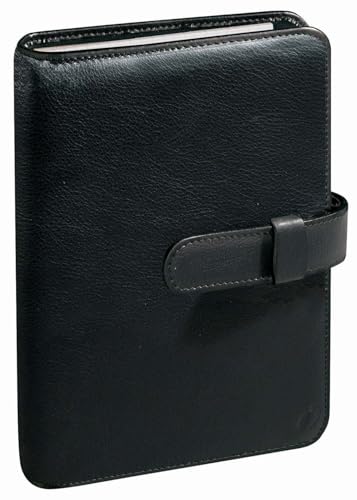 Quo Vadis - Organiser - 2024-2025 - Timer 21 Prestige - Weekly Planner - French - Montebello - Black - 16 months from September to December - 15 x 21 cm - Clairefontaine paper ivory